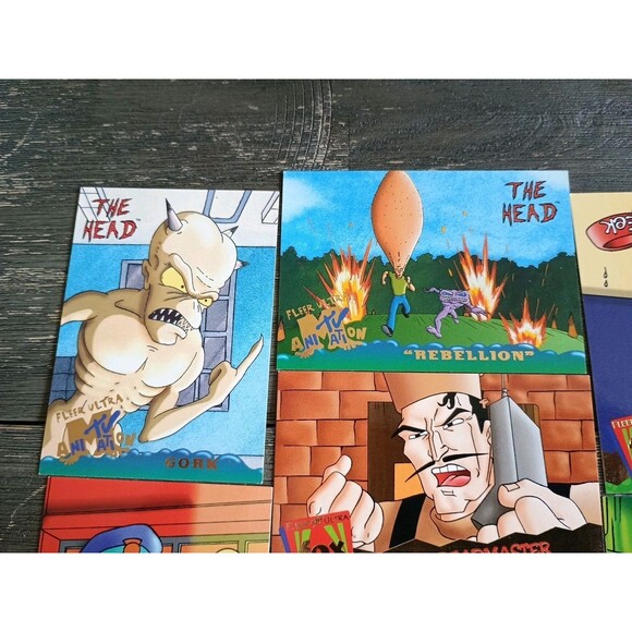 Eek! The Tick Maxx The Head Fleer Vintage Trading Cards Lot Of 10 - Picture 2 of 8